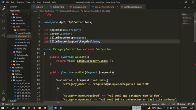 16 Laravel tutorial | Laravel CRUD |  How To Insert Data With Query Builder In Laravel 8