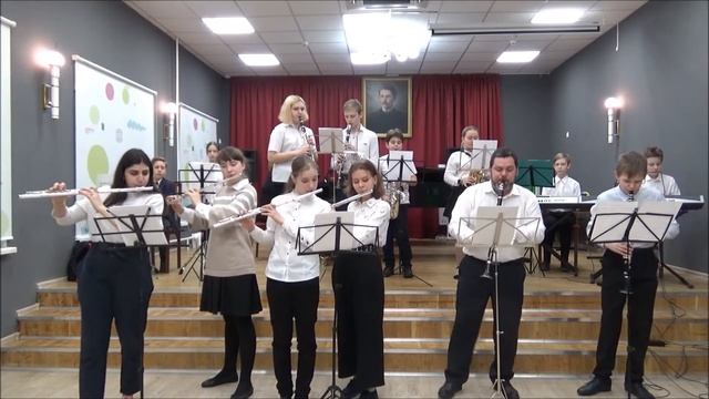 Джордж Гершвин. «В ритме блюза». Исполняет оркестр духовых и ударных инструментов ДМШ им.Аренского смотреть онлайн