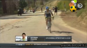 Sensacional escalada de Esteban Chaves R. en el Tour de California