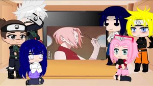Реакция команды номер 7 + Ирука-сенсей+ Хината на Сакуру 2/3 \gacha club\Реакция на тт