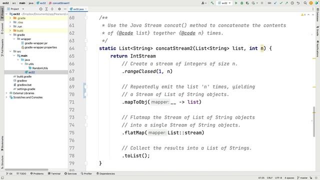 Concatenating a List of String Objects Together Via Java Streams смотреть онлайн