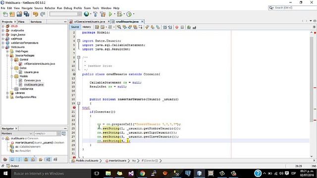 WebService En Java + SQLServer 2014 insertar datos. смотреть онлайн