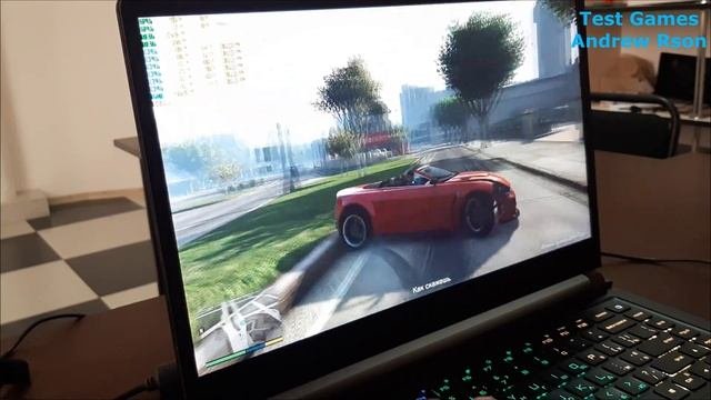 FPS GTA5 Laptop Xiaomi Mi Gaming I7 8750 GTX 1060 6GB