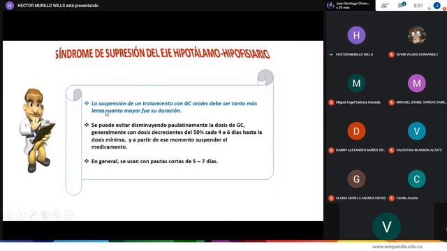 Grabación de la Clase de Glucocorticoides 2 del Dr Murillo 26/08/2020 смотреть онлайн