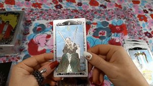 распаковка обзор карт таро классика в серебре 😍 неприятный нежданчик который был разрешен миром 😉