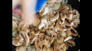 ФИТНЕС РЕЦЕПТЫ  "Фаршированные кальмары грибами"/ ПП рецепт