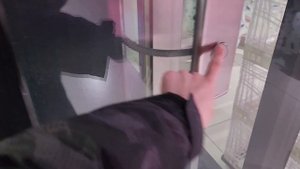 Хороший левелинг! Панорамный лифт OTIS Gen2 2014 г. @ ТЦ Columbus (магазин Син)