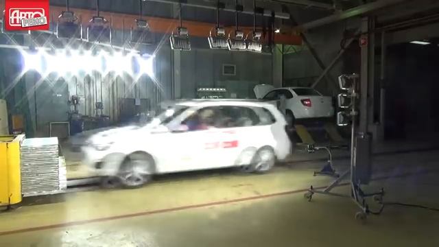 Авторевю. Краш-тест универсала Лада Калина II
