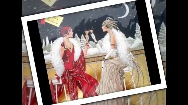 Женские образы в стиле арт-деко.