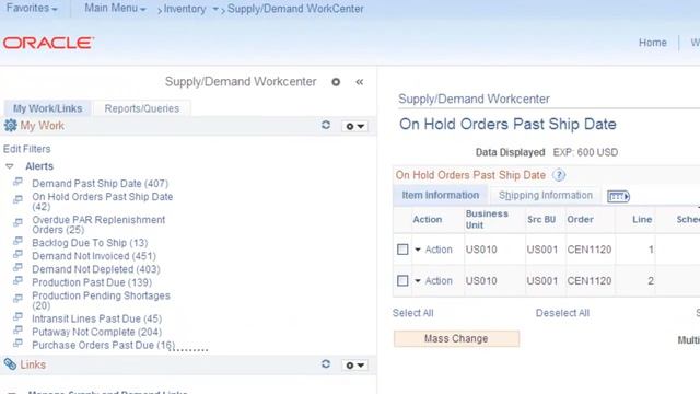 PeopleSoft WorkCenters смотреть онлайн