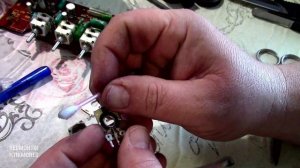 Разборка и смазка потенциометра