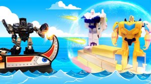 Видео игры Трансформеры - Морской Бой: Автоботы против Десептиконов! Бамблби в Игры битвы онлайн