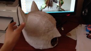 Делаем маску бэтмена из картона!!