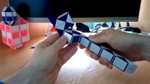 Змейка Рубика (24 элемента)! Как собрать морского конька (seahorse) из змейки Рубика)