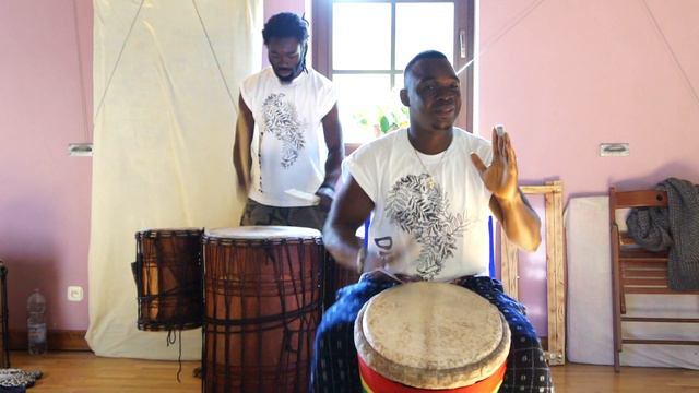 Harouna Dembele Kurubi Foli djembe workshops in Poland смотреть онлайн