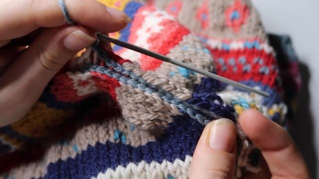 РАЗРЕЗНОЙ ЖАККАРД FAIR ISLE