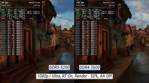 DDR5-5200/4800 vs DDR4-4800/3200 w/ i7-12700K + RTX 3080 Ti: Test in 10 games at Full HD [1080p]
