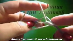 Итальянский набор петель - Italian set of loops - вязание спицами