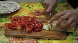 КУРИНАЯ ГРУДКА В ДУХОВКЕ С СЫРОМ И ПЕРЦЕМ. ФАРШИРОВАННАЯ КУРИНАЯ ГРУДКА