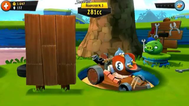 Angry Birds Go! Seedway 1 - 2 Gameplay Una sola carrera VS. смотреть онлайн