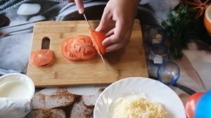 Вкуснейшие кабачки в кляре с сыром и помидорами. Пошаговый рецепт. Домашняя кулинария