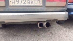 Насадка на глушитель ваз 2107
