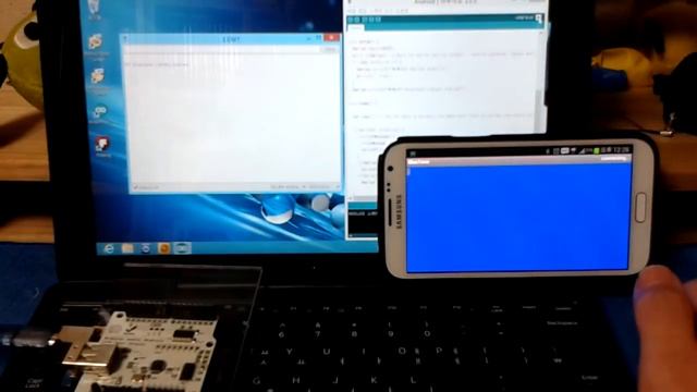 Arduino USB Host Shield - Bluetooth Dongle - Android смотреть онлайн