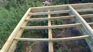 Шаг №5. Обвязка каркасного дома. Лаги пола.