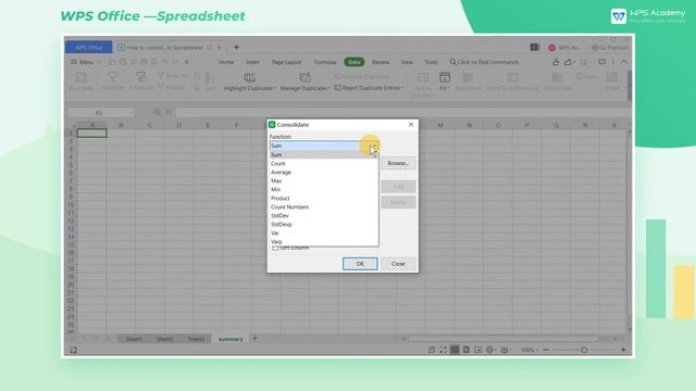 [WPS Academy] 1.0.7 Excel: How to consolidate data in WPS Spreadsheet смотреть онлайн