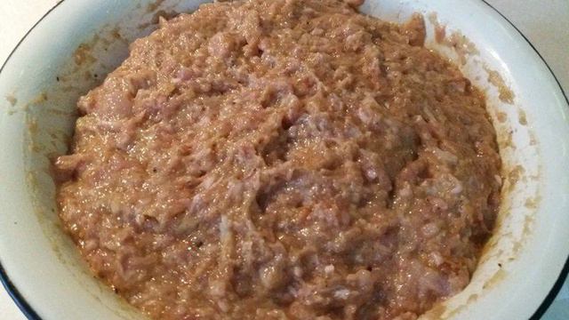 Котлеты из фарша мяса индейки и курицы