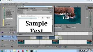 Не вставляется текст/ Не меняется шрифт в Sony Vegas. Решение