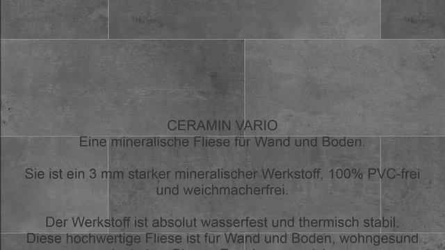 Ceramin Vario Nero Assuluto смотреть онлайн