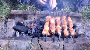 Шашлык на костре