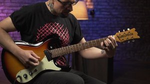 Электрогитара Aria DM-206 (мини-хамбакеры)