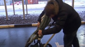 Коляска bugaboo cameleon 3 в багажнике audi a3 sedan