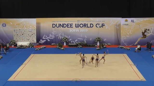 FIG RG Dundee World Cup 2015 - Canada - 6 clubs + 2 hoops смотреть онлайн