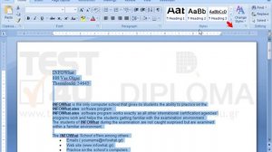 Change the font size to 12 pt to the whole document.