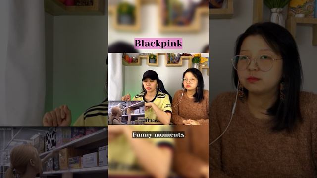 BLACKPINK - FUNNY MOMENTS РЕАКЦИЯ! #shorts