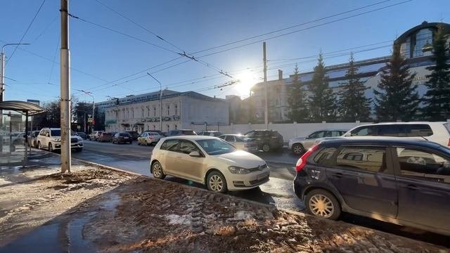 Уфа, прогулка по ул. Коммунистическая, самая красивая улица города. Осеняя прогулка.