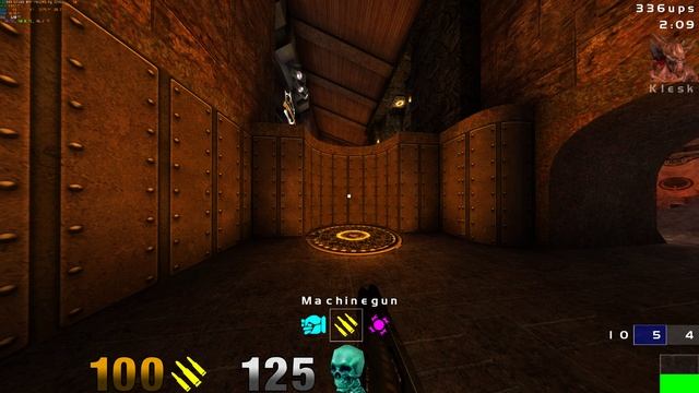 Quake 3 arena 4k, mod RUNO, прохождение nightmare, map13, tourney3