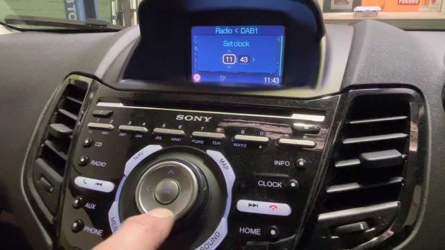 Ford Fiesta Clock Setting Sony Radio 2013 смотреть онлайн