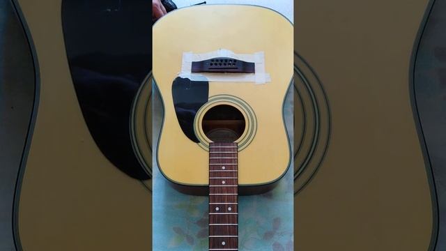 Переклейка бриджа (подставки для струн) 12 струнной гитары смотреть онлайн