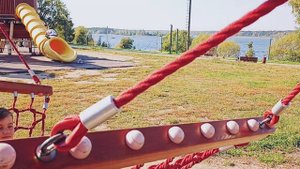 Конаково осенью. Прогулка по городу и купание в холодной Волге. Конаковский бор. Пьяный мост.