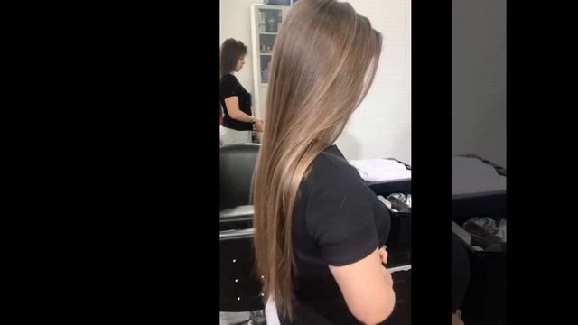 Сложное окрашивание.Блики на волосах