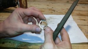 КАК СДЕЛАТЬ КОЛЬЦО ИЗ ЛАТУННОЙ ГАЙКИ  /// DIY RING