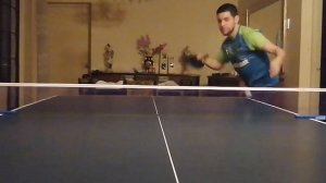 Table tennis service with Donic Ovtcharov/Original True Carbon
