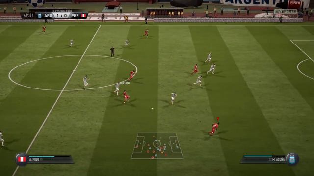 Аргентина - Перу FIFA 18 1 тур отбора на ЧМ 2022