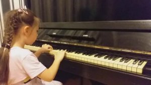 Этюд (унисон), А. Гедике. Игра на пианино (фортепиано).