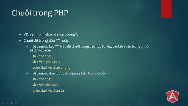 Bài 6 Chuỗi trong PHP смотреть онлайн