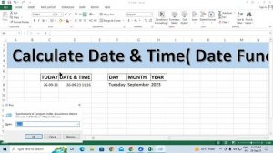 How to Calculate Date & Time IN Excel | GIT Education